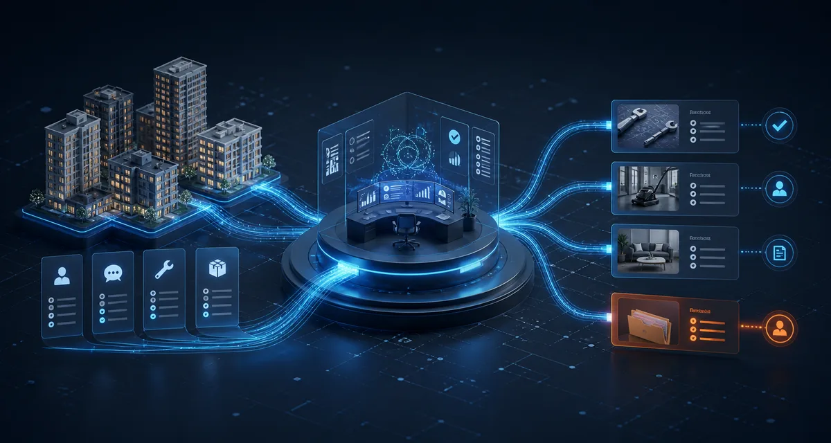 AI Automation for Property Managers: 27 Tasks — editorial illustration