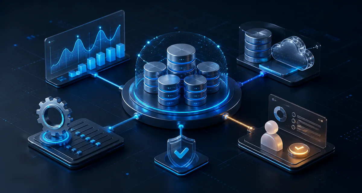 AI Database Automation: 18 DBA Tasks — editorial illustration