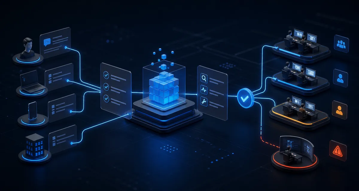 AI IT Support Automation: 16 Tasks — editorial illustration