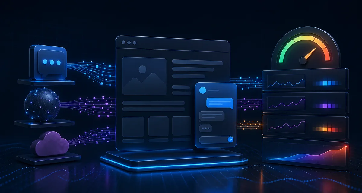 Chat Widget Performance Impact: 2026 Data — editorial illustration