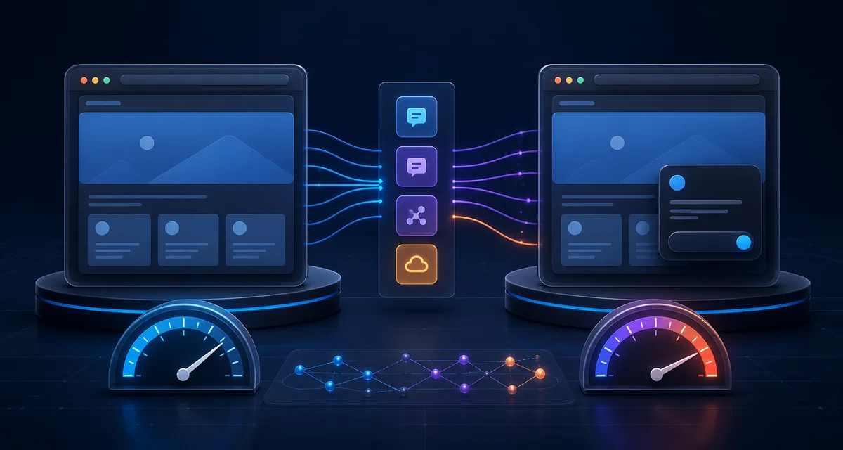 Does Intercom Slow Down Websites? 2026 Data — editorial illustration