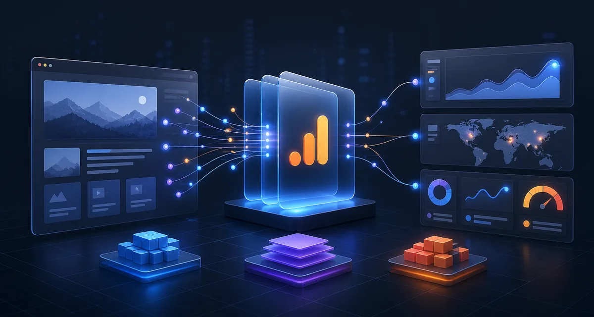 Google Analytics Website Performance Data — editorial illustration