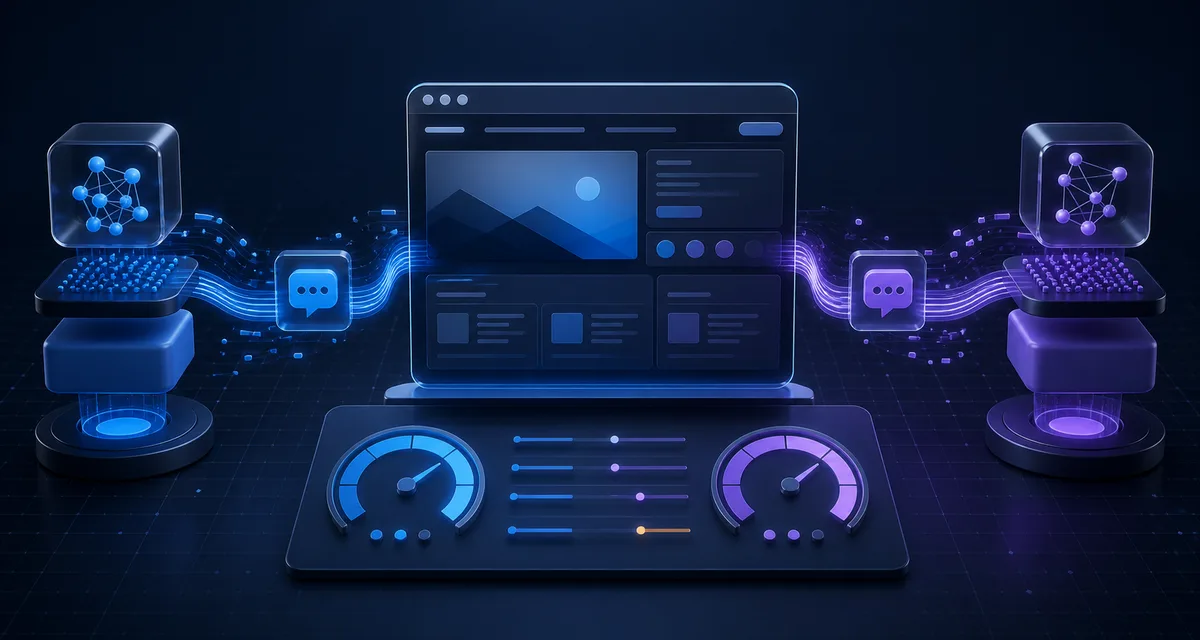 Intercom vs Tidio Website Performance Data — editorial illustration