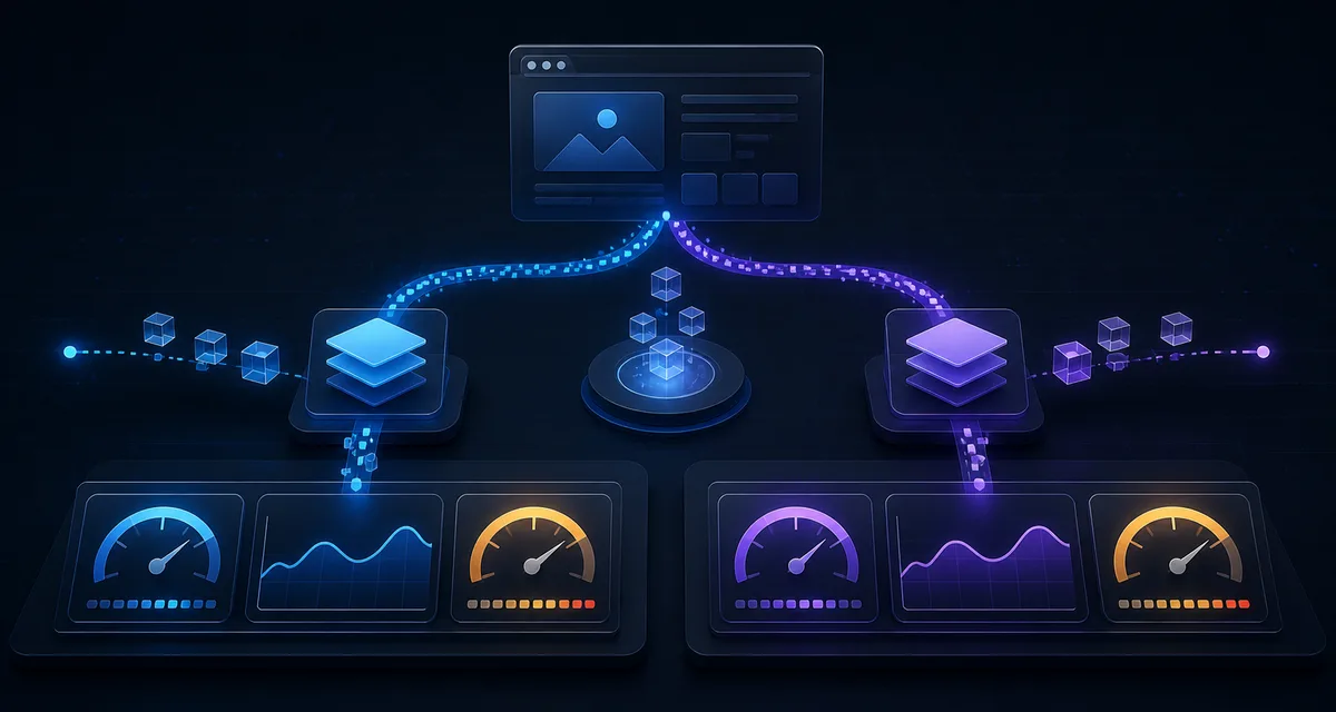 Matomo vs Google Analytics Performance Data — editorial illustration