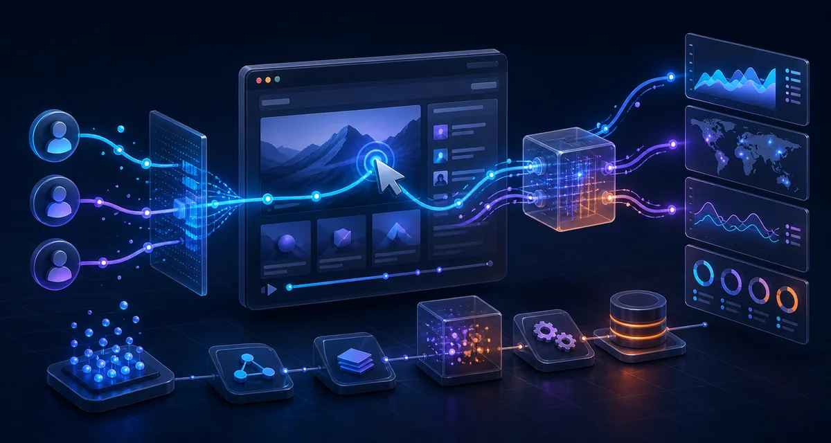 Microsoft Clarity Website Performance Data — editorial illustration